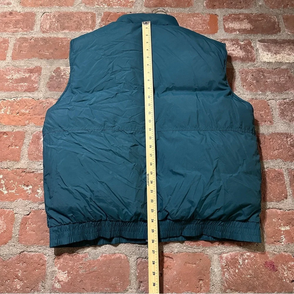 Men's Forest Green Vintage 90s REI Down Puffer Vest XL Outdoor Camping Hiking